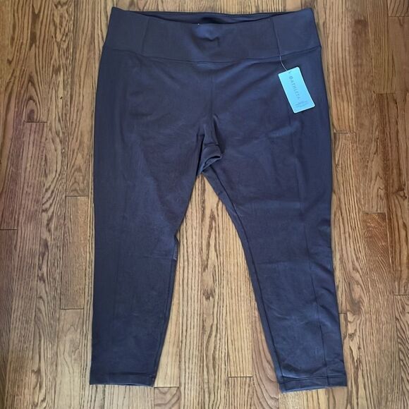 Athleta Delaney Brown Herringbone Tight Leggings Sz 3X NWT - Picture 3 of 16